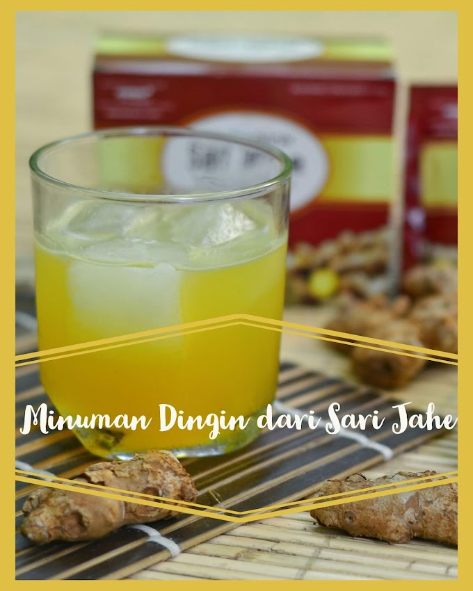 Es Sari Jahe, Minuman Segar dan Sehat Kala Cuaca Panas Seperti Sekarang