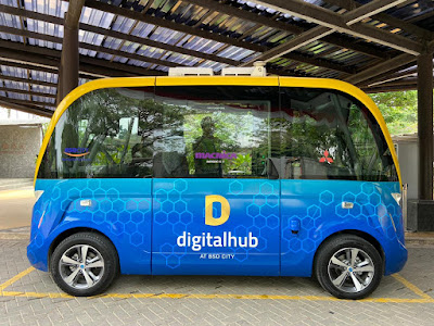 Autonomous Vehicle Bus Otomatis Pertama di Indonesia