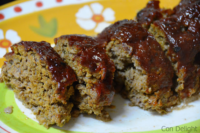 כיכר בשר עם ציפוי מתקתק sweet glaze meatloaf