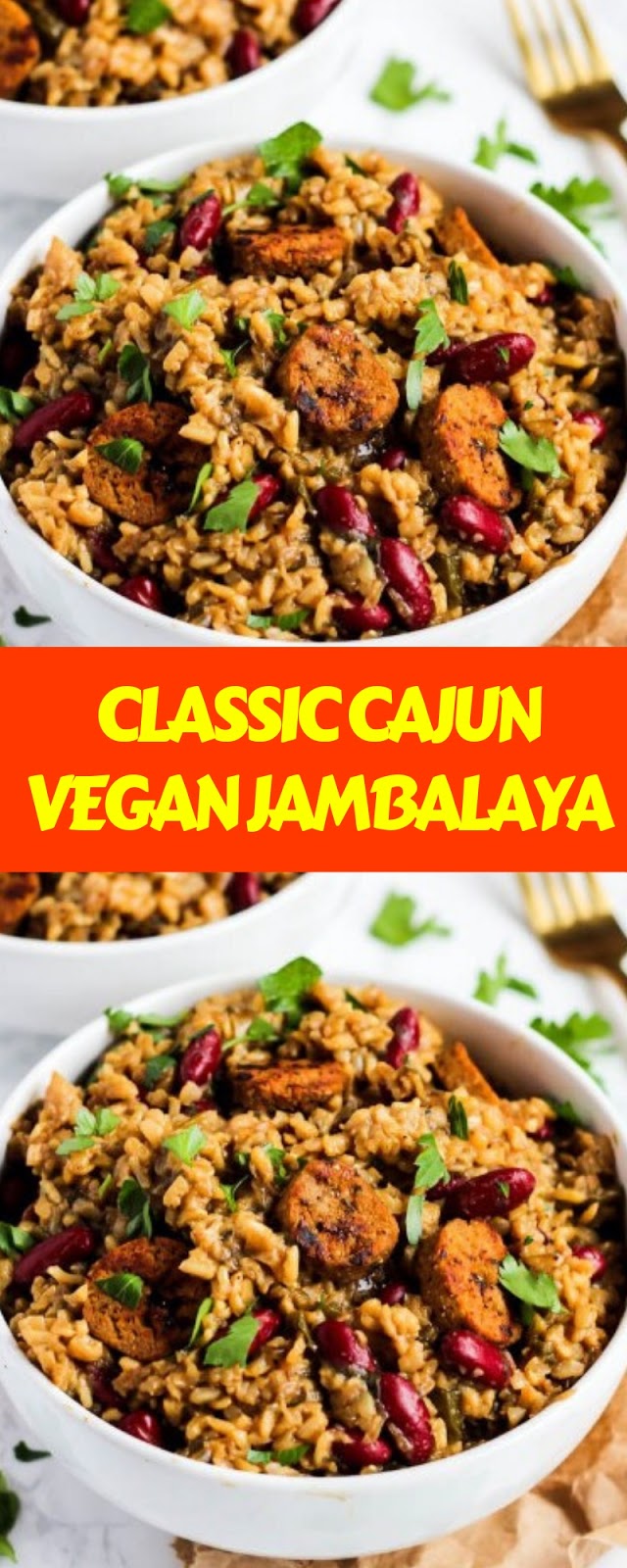 CLASSIC CAJUN VEGAN JAMBALAYA