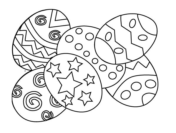free printable easter eggs coloring pages. Free Easter Printable Coloring