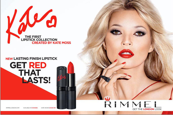 Rimmel Lasting Finish Lipstick by Kate Moss Lip swatches -