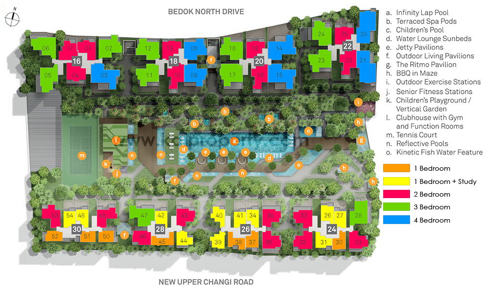 Bedok Residences Sitemap