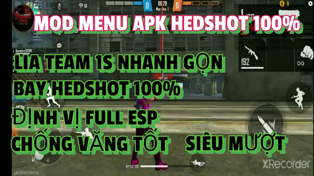 NEW MOD MENU APK AUTO HEDSHOT 100% FREE FIRE OB30 VIP LIA TEAM 1S CHẠ NHANH BAY CAO TỐT