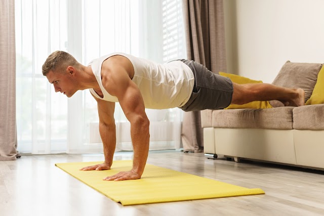 How do I lose chest fat at home without doing push-ups?