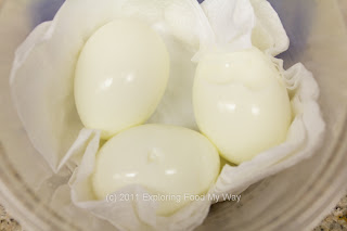 Week 2 Results of Eggs Cooked in Water with Baking Soda