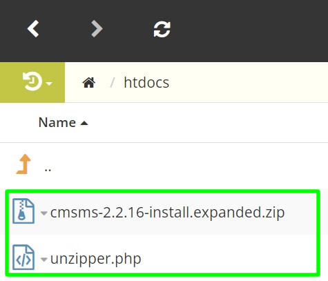 successfully uploaded unzipper.php to htdocs