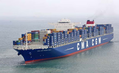 The Container-ship CMA CGM Marco Polo Offers Accommodations for up to 10 passengers 