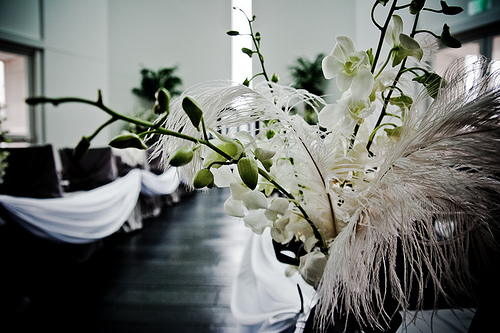 Unique white wedding decor centerpieces White wedding decor White wedding