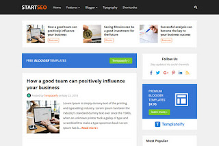 Template Blogger Responsive Seo Friendly Gratis