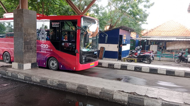 Bus Listrik Teman Bus Surabaya Koridor 3 rute Terminal Bungurasih- MERR-Kenjeran