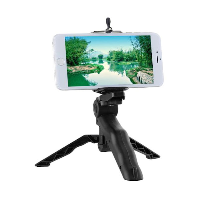 Universal Mini Tripod and Gimbal Stabilizer [2 in 1] + Free Gopro/Xiaomi Adapter + Holder U Smartphone