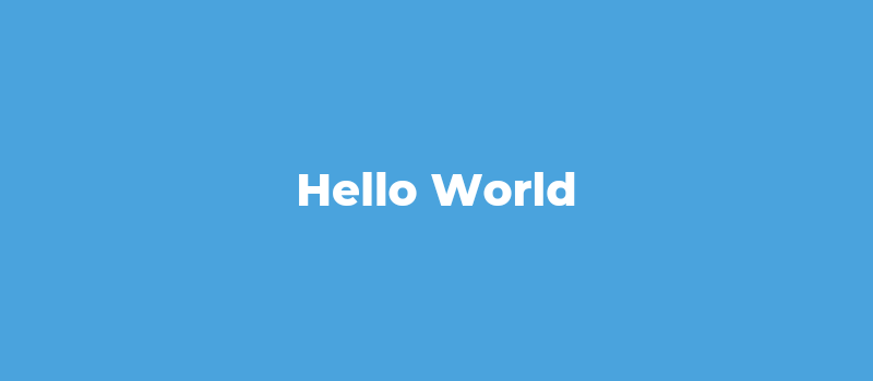 Hello world