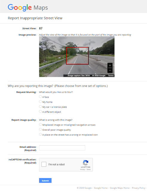 Cara Kaburkan Rumah Anda Pada Google Maps Street View
