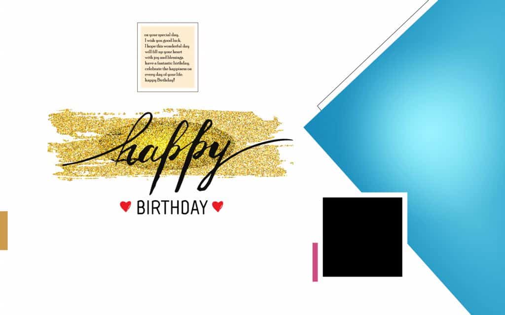 15x24 Birthday Album Design