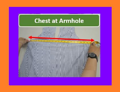 how to measure garment chest