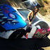 PHOTO: See what Chris Brown did to Karrauche’s $90,000 Porshe Car (See Her Look)