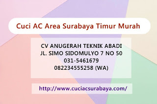 Cuci AC Area Surabaya Timur Murah