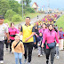 Polres Morowali Polda Sulawesi Tengah Gelar Jalan Santai Berhadiah dalam Rangka HUT Polres Morowali ke-3 Tahun