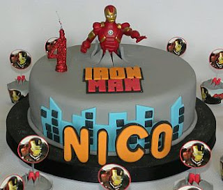 Tortas Iron Man, parte 1