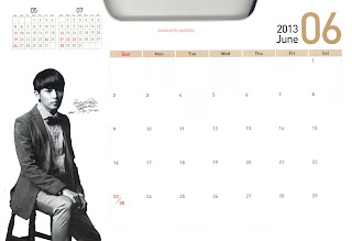 Suju Ryeowook Kyochon Calendar 2013