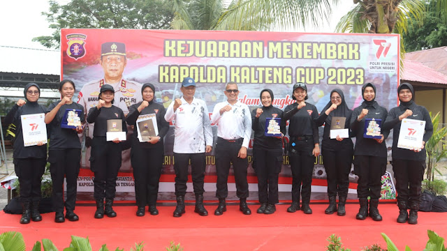 Meriahkan HUT Bhayangkari ke-77, Polda Kalteng Gelar Kejuaraan Menembak Kapolda Cup 2023
