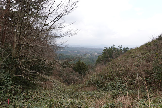 鳥取県米子市淀江町本宮 山道からの眺望