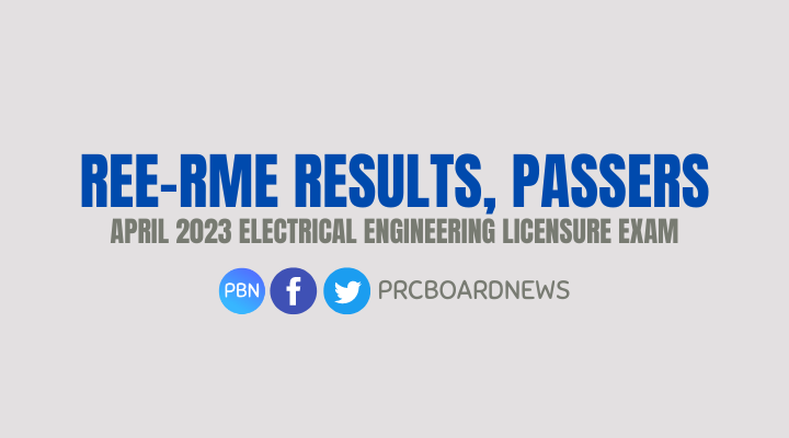REE, RME RESULT: April 2023 Electrical Engineering board exam list of passers