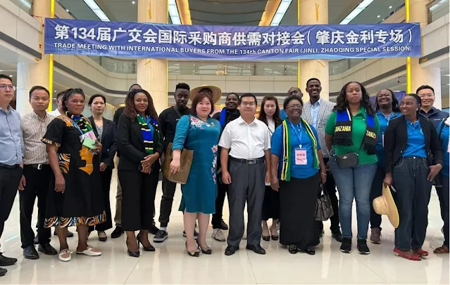 Zhaoqing Jinli Town Business Team-Connecting with Tanzania Business Delegation