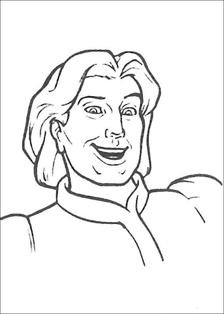 top shrek coloring pages