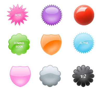 Web 2.0 Badges - Free Download