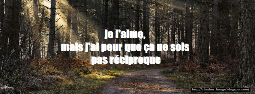 citation d'un amour non réciproque