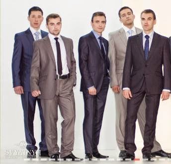 "SVYATNYH"  - мужские костюмы, пальто, брюки, ремни, галстуки