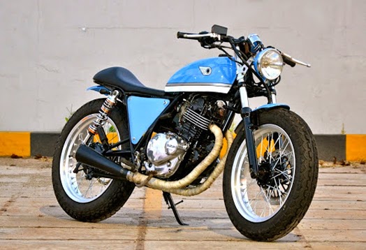 HONDAYES Modifikasi Suzuki Thunder 250 Cafe  Racer  Baby 