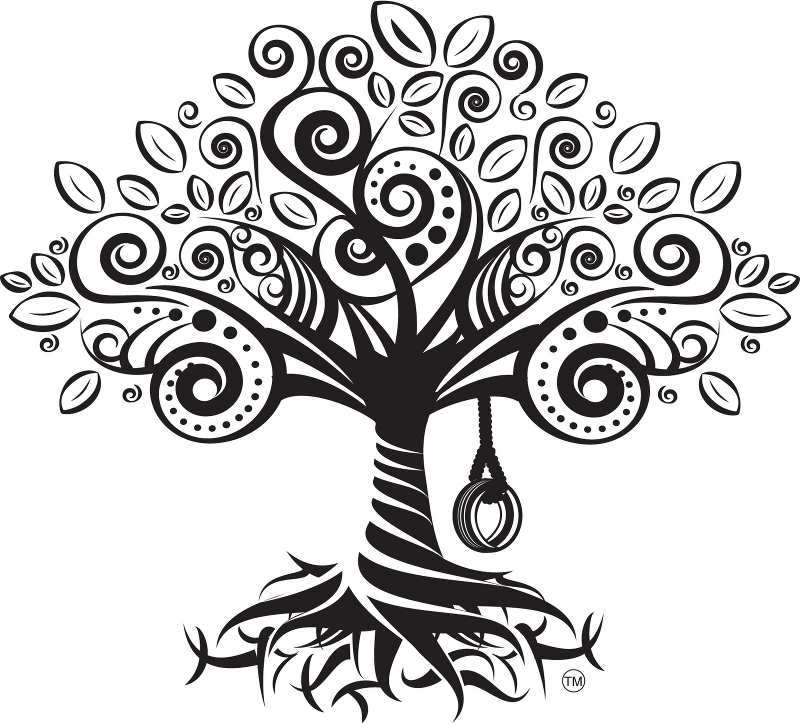 wedding logo tree