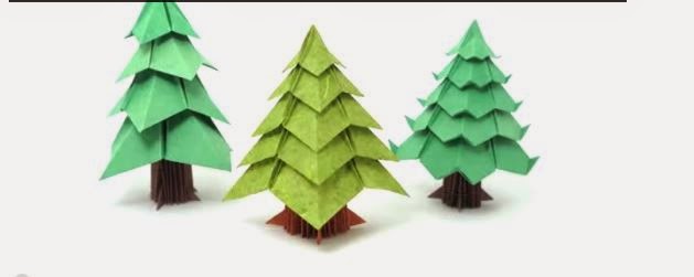 Tutorial brad de craciun din module origami 