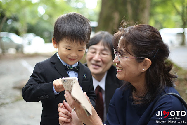 日吉大社での七五三出張撮影