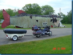 Goldwing and trailer by The Big Fish, MI