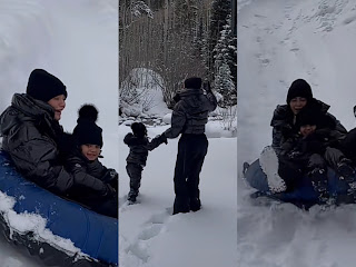Kylie Jenner Takes Little girl Stormi, 4, Snow Tubing In Aspen Amid Celebrating NYE