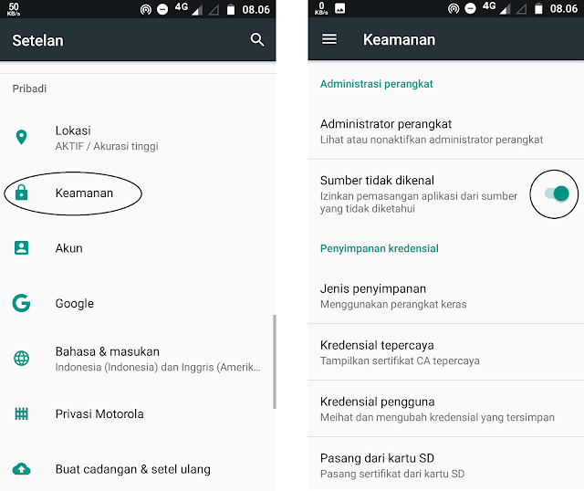 Cara Mengaktifkan "Sumber Tidak Dikenal" di Semua HP Android