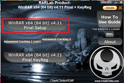 Penginstalan WinRAR x64 (64 bit) v4.11 Final + KeyReg