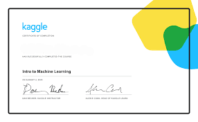 Kaggle certifficate