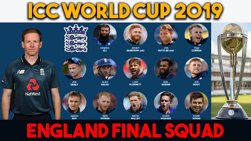 ICC World Cup 2019: England World Cup 2019 Squad | England ODI Squad 2019 World Cup
