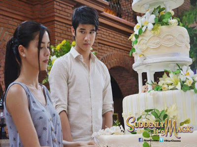 Mario Maurer and Erich Gonzales Suddenly It's Magic Behind-the-scenes photo