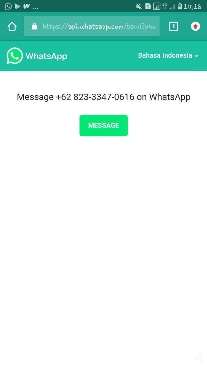 Chat Tanpa Menyimpan Kontak di WhatsApp amatirkode