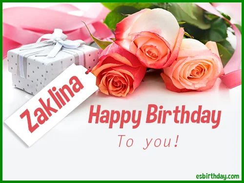 Zaklina Happy birthday