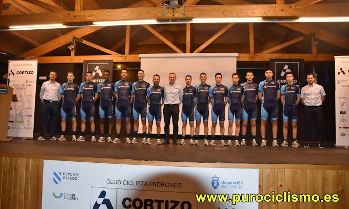 SE PRESENTÓ EL CLUB CICLISTA PADRONES - ALUMINIOS CORTIZO