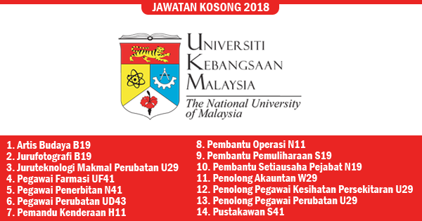 Jawatan Kosong di Universiti Kebangsaan Malaysia 