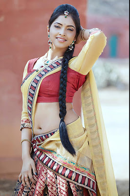 Sanchita Padukone hot navel show stills