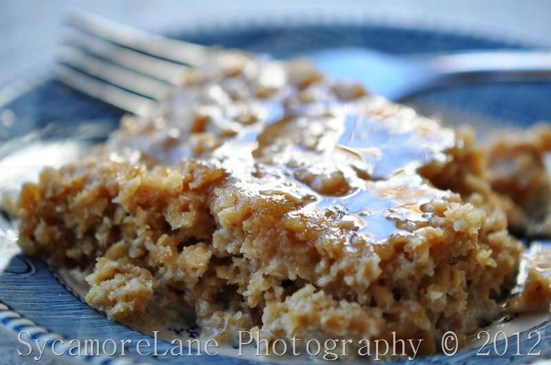 PB baked oatmeal